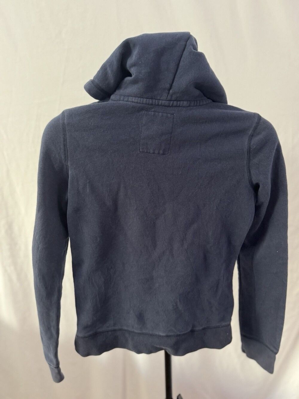 Y2K Aeropostale New York 87 Foil Graphic Hoodie Navy Women's S - Picture 5 of 7